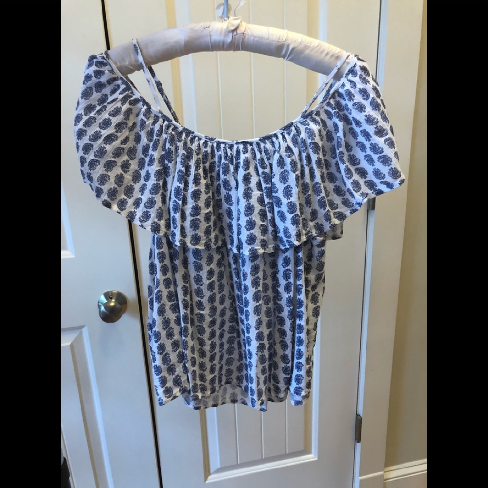 Girls off the shoulder blouse.